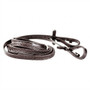 Pro Grip Eventer Reins - Without Stoppers Havana