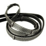 Pro Grip Eventer Reins - With Stoppers Black