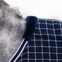 Premiere Equine Barrasso Waffle Cooler Rug - Navy - Wither