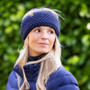 Woof Wear Ladies Chunky Knit Headband - Navy
