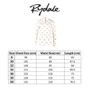 Foxholes Long Sleeved Quarter Zip Top - Size Guide