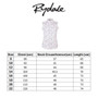 Rydale Ladies Ivy Ruffled Overhead Sleeveless Shirt - Size Guide