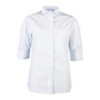 Rydale Ladies Ivy Ruffled Short Sleeved Shirt - Blue Stripe