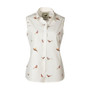 Rydale Ladies Wistow II Sleeveless Shirt with Collar - Pheasants