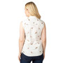 Rydale Ladies Wistow II Sleeveless Shirt with Collar - Back