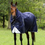 Premier Equine Akoni Turnout Rug with Classic Neck Cover 200g - Navy