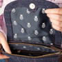Rydale Ladies Helmsley Tweed Cross Body Bag - Inside