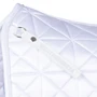 White detail - WeatherBeeta Satin Pro Air-Tec Dressage Saddle Pad
