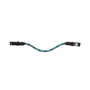 Dublin Ombre Diamante Browband - Aqua Black