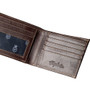 Rydale Mens Sledmere Canvas Bifold Wallet - Inside