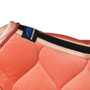 Spine of the coral WeatherBeeta Velvet Dressage Saddle Pad