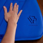 WeatherBeeta Softshell Pro Grip Dressage Saddle Pad - Cobalt
