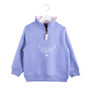 Rydale Girls Byland Mini Quarter Zip Sweatshirt - Pale Blue