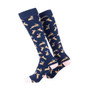 Rydale Ladies Animal Welly Socks - Hare/Denim