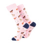 Rydale Ladies Bamboo Rich Horse Print Ankle Socks - Shetland/Soft Pink