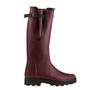 Side of the Le Chameau Mens Vierzon Jersey Lined Wellies - Oxblood