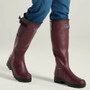Le Chameau Mens Vierzon Jersey Lined Wellies - Oxblood