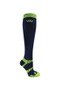 Woof Wear Winter Riding Sock in Navy/Lime