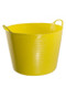 Red Gorilla Large Flexible 38L Tub - Yellow