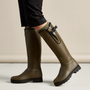 Le Chameau Ladies Vierzonord Neoprene Lined Wellies - Vert Chameau