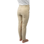 Hy Equestrian Childrens Blizzard Softshell Riding Tights in Beige - Back