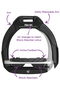 Flex-On Customisable Safe-On Childrens Inclined Grip Stirrup