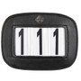 LeMieux Black Leather Saddle Pad Number Holder