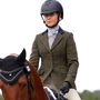 Aubrion Ladies Saratoga Show Jacket - Spruce Green Check