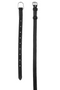 PS of Sweden Flat Throatlatch With Light Stitches - Black