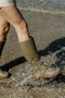 Le Chameau Ladies Giverny Jersey Lined Wellies - Vert Vierzon - Lifestyle