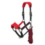 LeMieux Vogue Fleece Headcollar and Leadrope - Chilli/Black
