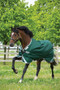 Horseware Rambo Original Turnout Blanket with Leg Arches 0g - Green/Silver