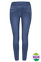 Cavallo Ladies Carly Grip RL Breeches - Blue Washed - Front