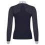 LeMieux Ladies Olivia Long Sleeve Show Shirt in Navy - Back