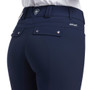 Back of the Ariat Ladies Tri Factor Grip Knee Patch Breeches