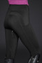 Mountain Horse Ladies Darcy Tech Three Quarter Silicone Grip Tights in Black - Detail