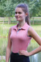 Hy Equestrian Ladies Synergy Polo - Rose - Front