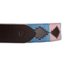 Hy Equestrian Synergy Polo Belt - Grape/Riveria - Close Up