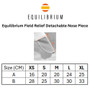 Equilibrium Field Relief Detachable Nose Piece - Size Guide
