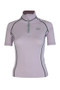 Woof Wear Ladies Short Sleeve Performance Riding Shirt in Lilac-Front