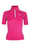 Woof Wear Ladies Short Sleeve Performance Riding Shirt 
 in Berry-Front