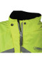WeatherBeeta Reflective Lightweight Waterproof Jacket - Yellow - Close Up