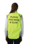 HyVIZ Childrens Reflector Gilet - Yellow - Back