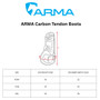 Shires ARMA Carbon Tendon Boots - Size Guide