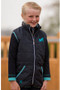 Mark Todd Childrens Quilted Gilet - Navy/Aqua