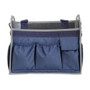 Hy Equestrian Accessories Grooming Bag in Navy/Grey - Back