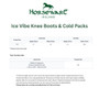 Horseware Ice Vibe Knee Cold Pack - Size Guide