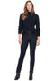 Barbour Ladies Burne Roll Neck Knit in Navy-Lifestyle