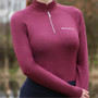 Hy Equestrian Ladies Synergy Base Layer in Fig - Lifestyle