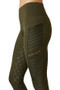 Ariat Ladies EOS Moto Full Seat Tights - Side - Forest Mist